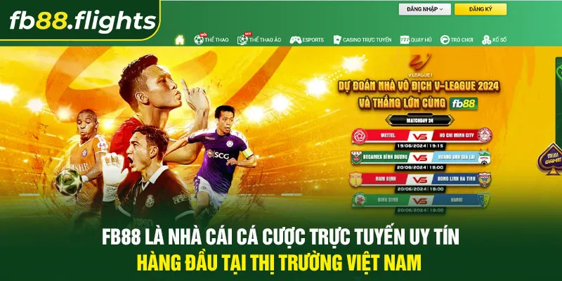 FB88 là nhà cái cá cược trực tuyến uy tín hàng đầu tại thị trường Việt Nam 